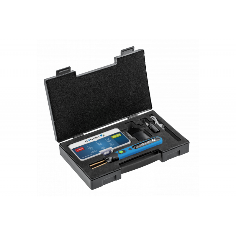 Зварювальна машина для зварювальних робіт із пластику без проводів Hogert (HT2C081)