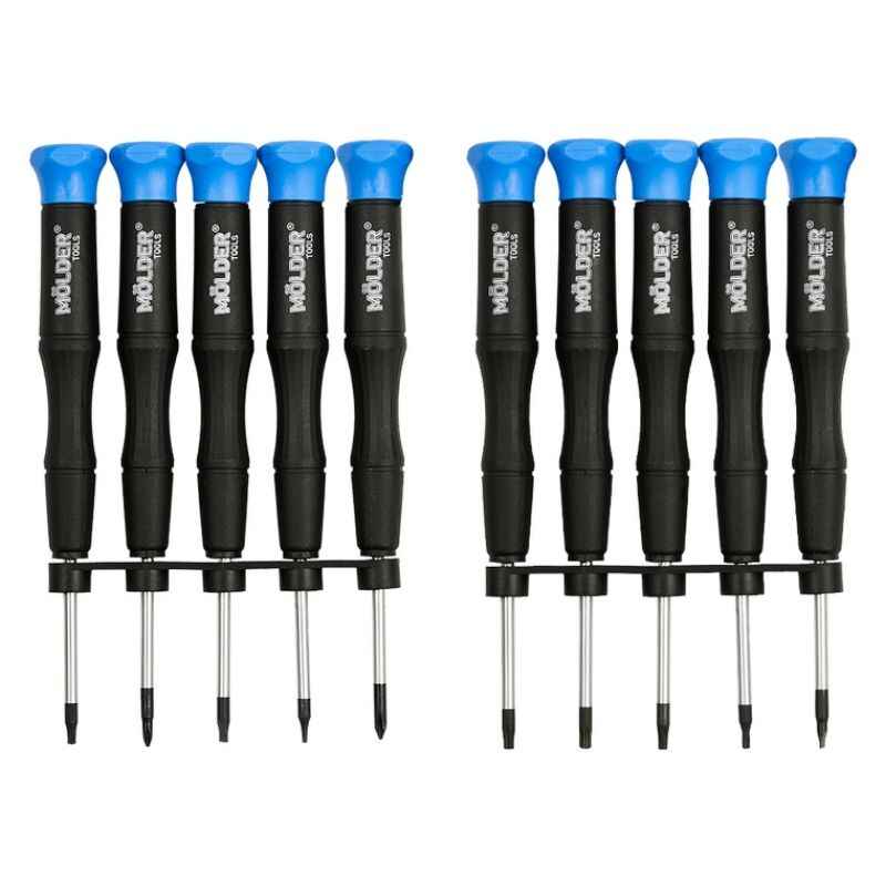 Набор отверток 18шт CrV 6150 Molder с магнитным захватом PH SL Torx (MT32218)