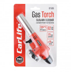 Пальник газовий з п'єзопідпалом 19мм 68мм керамічний захист Carlife (GT505)