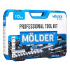 Набір інструментів 1/2″ 1/4″ 72шт 72T CrV Molder у кейсі (MT61072)