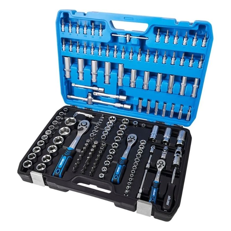 Набір інструментів 1/2″ 1/4″ 3/8″ 72Т CrV 151шт Molder у кейсі (MT60151)