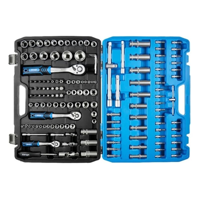 Набір інструментів 1/2″ 1/4″ 3/8″ 72Т CrV 151шт Molder у кейсі (MT60151)