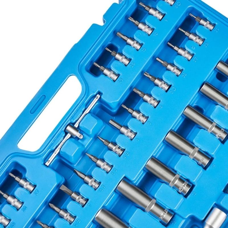 Набір інструментів 1/2″ 1/4″ 3/8″ 72Т CrV 151шт Molder у кейсі (MT60151)