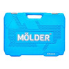 Набір інструментів 1/2″ 1/4″ 3/8″ 72Т CrV 151шт Molder у кейсі (MT60151)