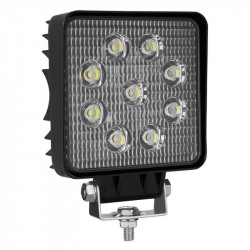 Додаткова фара на авто квадратна Spot спрямований білий колір світіння 1980Lm Brevia (10642QSX1)