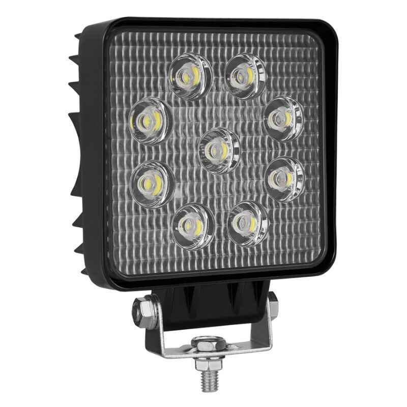 Додаткова фара на авто квадратна Spot спрямований білий колір світіння 1980Lm Brevia (10642QSX1)