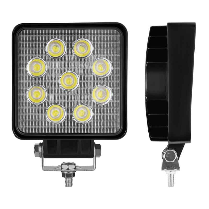 Додаткова фара на авто квадратна Spot спрямований білий колір світіння 1980Lm Brevia (10642QSX1)