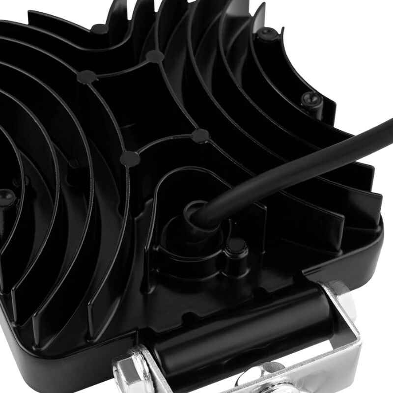 Додаткова фара на авто квадратна Spot спрямований білий колір світіння 1980Lm Brevia (10642QSX1)