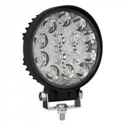 Додаткова фара на авто кругла Flood розсіяний білий колір світіння 2800Lm Brevia (10651RFX1)