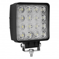 Додаткова фара на авто квадратна Flood розсіяний білий колір світіння 3520Lm Brevia (10652QFX1)