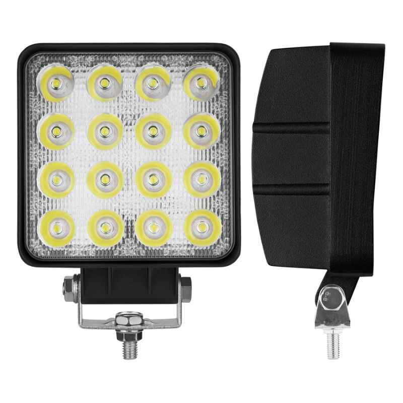 Додаткова фара на авто квадратна Spot спрямований білий колір світіння 3520Lm Brevia (10652QSX1)