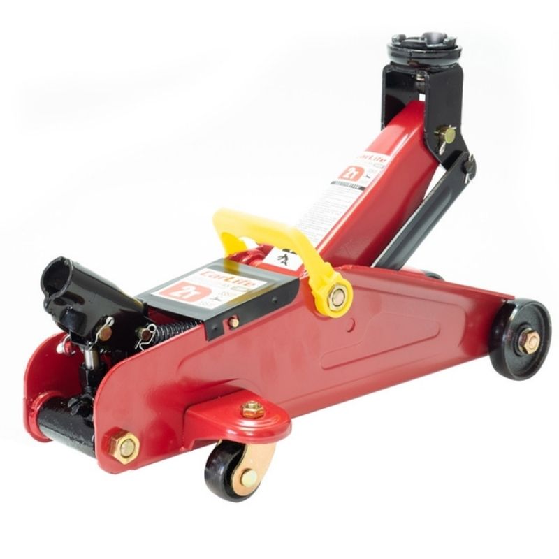 Домкрат гідравлічний підкатний 2т CarLife 135-335мм для автомобіля в картонній упаковці (FJ590)