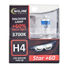 Лампи галогенні цоколь H4 Solar + 60%, SET 2шт (1234S2)