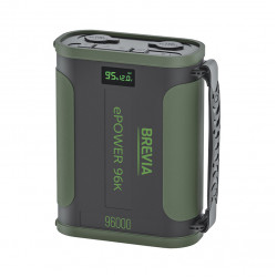 Повербанк (Power Bank) Brevia ePower 96000mAh 307.2Wh LiFePo4 Black/Green (44196MG)