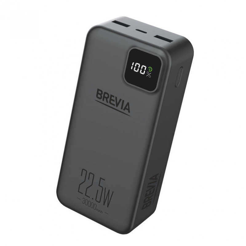 Повербанк (Power Bank) Brevia 30000mAh 22,5W Li-Pol, LCD (45320PB)