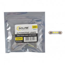 LED автолампа SOLAR 12V SV8.5 T11x36 3smd 5050 white 10шт (LS254_P)