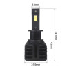 Світлодіодні лампи Н3 для авто Carlamp Night Vision Gen 3 Led автолампи 5500K 6000 Lm (NVG3H3)
