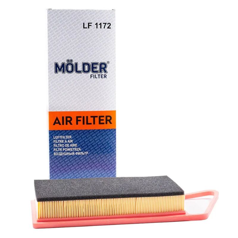 Повітряний фільтр панельний Molder LF1172 (WA6738 LX1282 C30872 AP1303) (Citroen C3 Peugeot 206 1.4HDI 02)