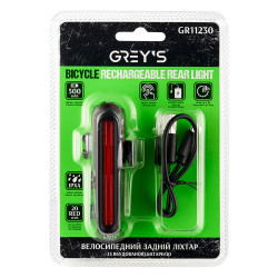Ліхтарик на велосипед задній Grey's 20xLEDs 500mAh (GR11230)