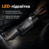 Пилосос автомобільний акумуляторний 120Вт Gearo 4в1 17000PA  6000мАч 5 насадок чорний (GE0122)