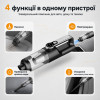 Пилосос автомобільний акумуляторний 120Вт Gearo 4в1 17000PA  6000мАч 5 насадок чорний (GE0122)