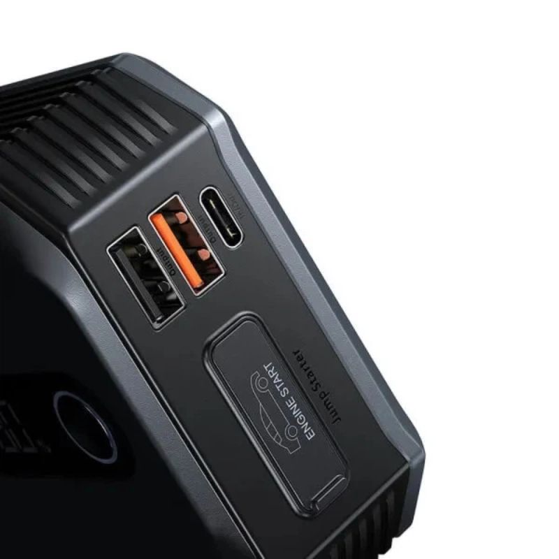 Пусковий пристрій Baseus Super Energy Max 1000-2000А 20000mAh з Power Bank та LED-ліхтарем (C0120500)