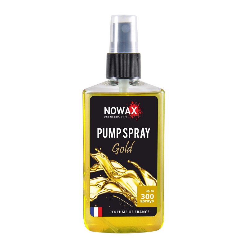 Ароматизатор до машини 75 мл Nowax Pump Spray - Gold (NX07520)