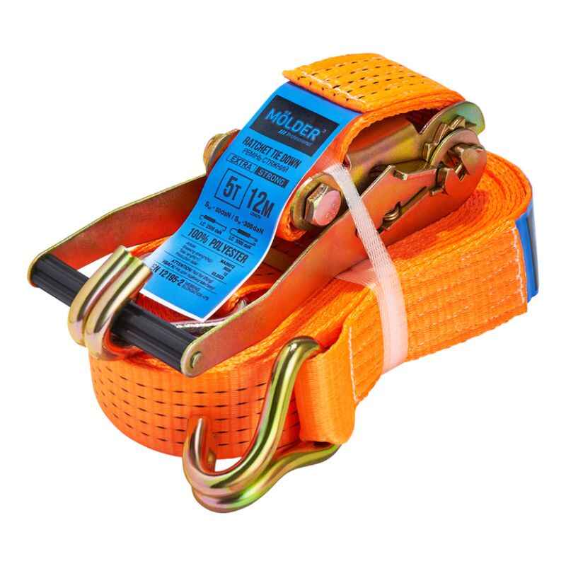 Стяжний ремінь 5т 12м Molder з швидкозатискним замком (MA20512)