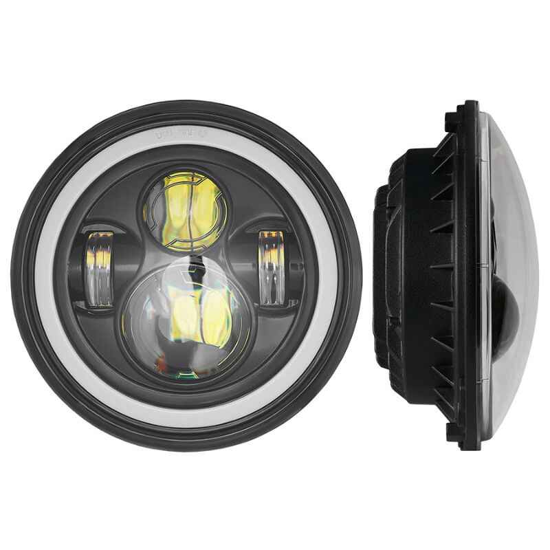 Додаткова фара на авто кругла білий колір світіння 6000Lm Brevia (60160HLX1)