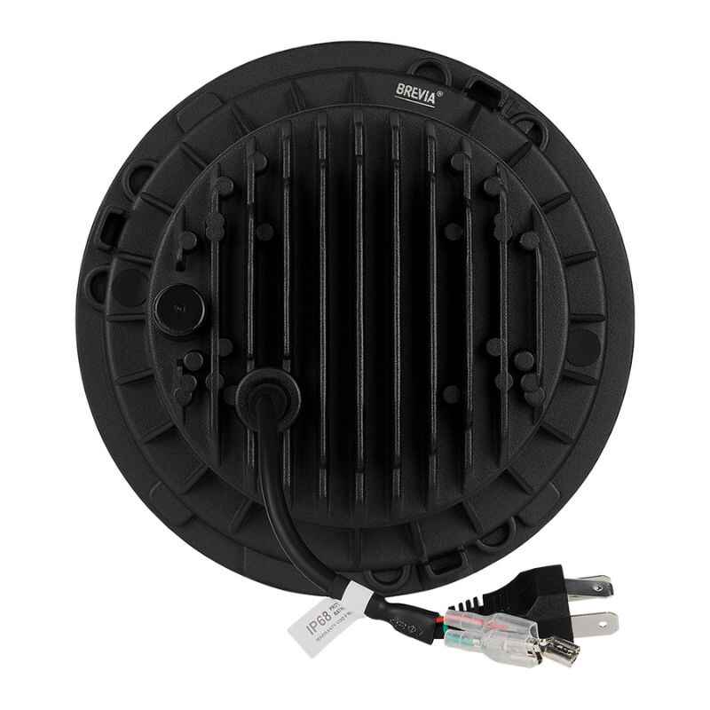 Додаткова фара на авто кругла білий колір світіння 6000Lm Brevia (60160HLX1)