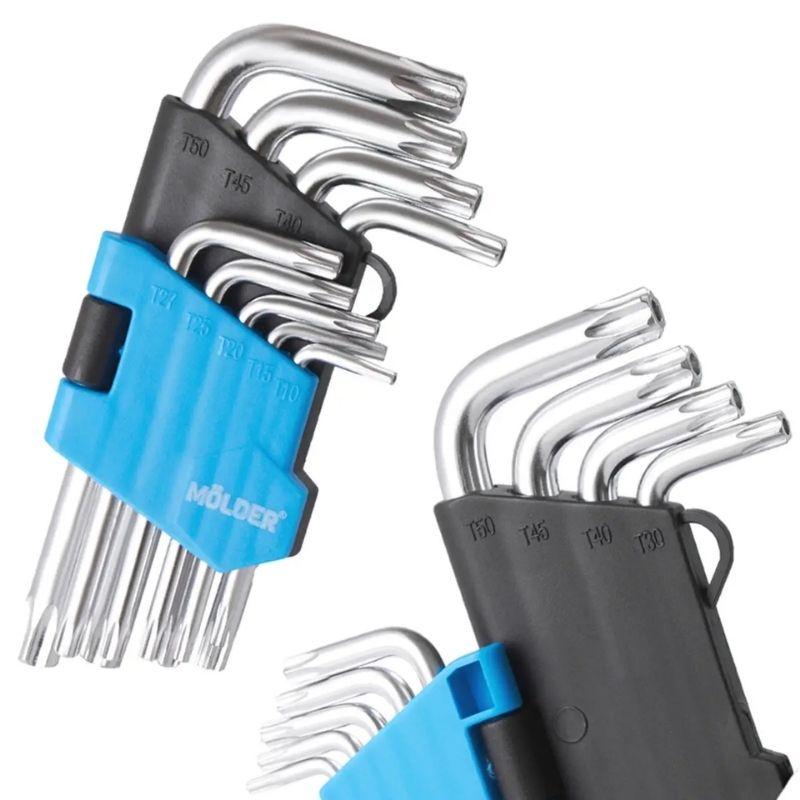 Набір інструментів 1/2″ 1/4″ 3/8″ 176шт 72Т CrV Molder у кейсі (MT60176)