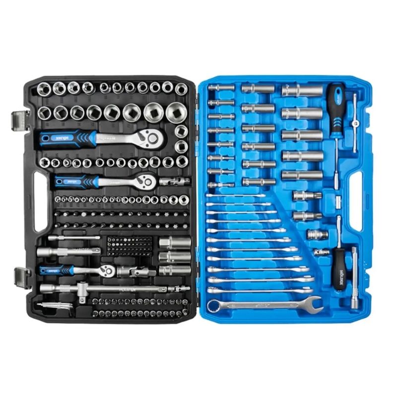 Набір інструментів 1/2″ 1/4″ 3/8″ 219шт 72Т CrV Molder у кейсі (MT60219)