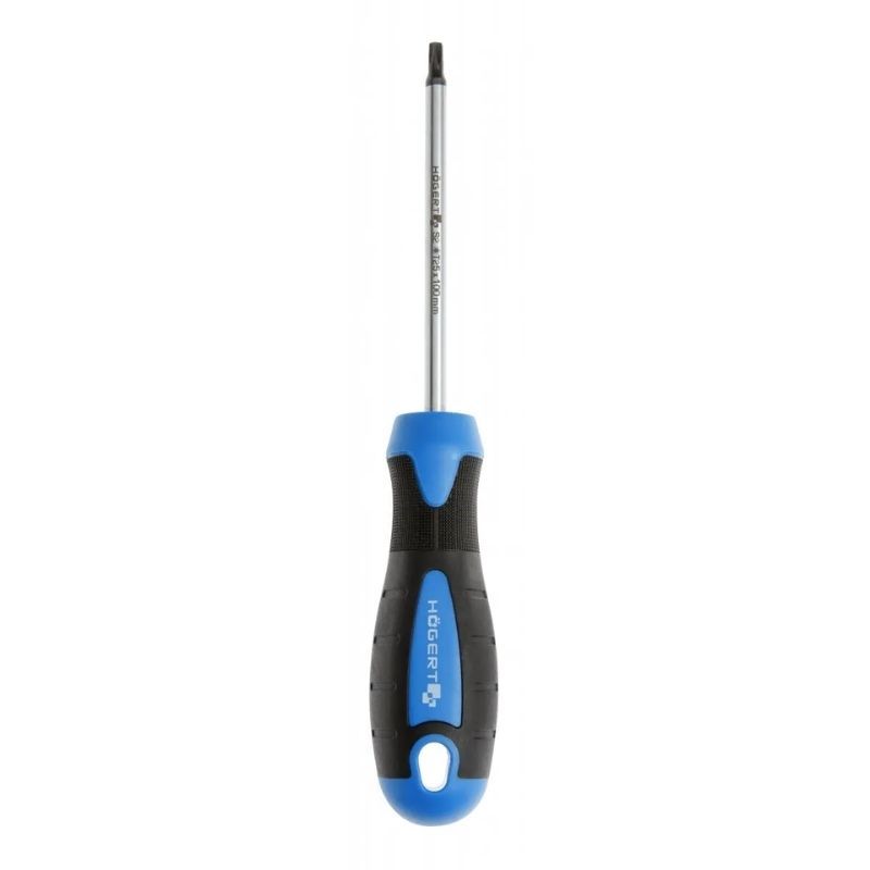 Отвертка Torx T25 100 мм сталь S2 Hogert (HT1S056)