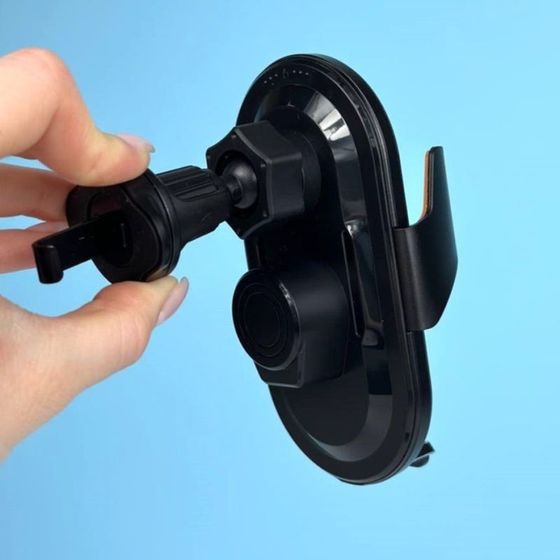 Тримач для телефону на дефлектор із бездротовою зарядкою (C13)