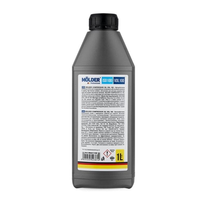 Компресорне масло Molder Compressor Oil VDL 100 1л (MA01100)