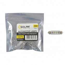 LED автолампа SOLAR 12V SV8.5 T11x39mm 6smd 3528 white 10шт (LS276_P)