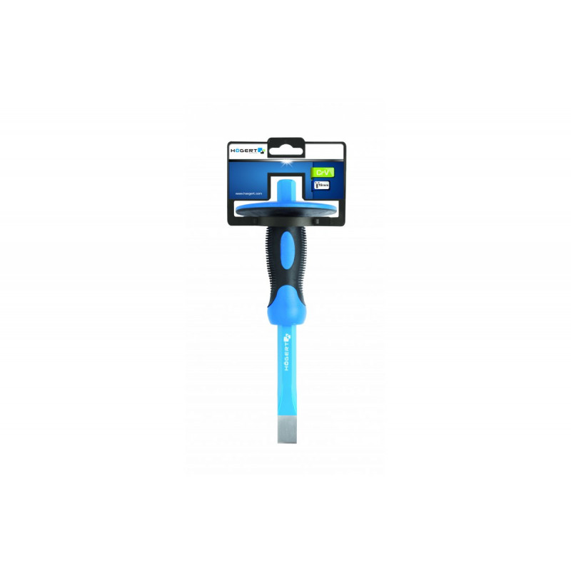 Зубило із захистом 19х255 мм CrV Hogert (HT3B700)