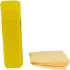 Серветка вологопоглинаюча зі штучної замші 64х43см Autodrive в тубусі жовта (AD0220)