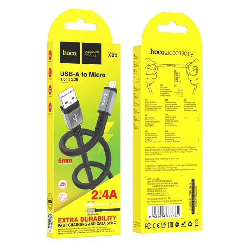 Кабель синхронизации micro 1 м Hoco (X85-m)
