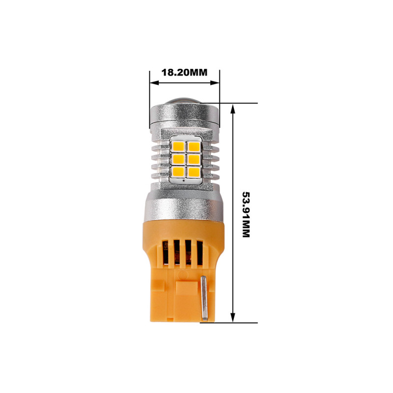 Лампи жовті 7440Y Carlamp 4G-Series (4G21/7440Y)