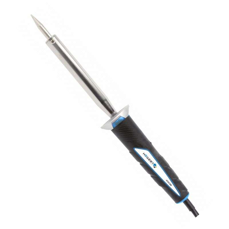Паяльник електричний 80W 530°C Hogert 50Гц 220В зі знімним жалом (HT2C307)