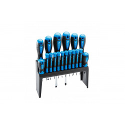 Набір викруток 18шт сталь S2 Hogert з магнітним захватом PH SL Torx (HT1S098)