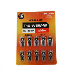 Світлодіодні лампи T10(W5W) 3G-Series Carlamp 9-16V 200Lm (10шт) (CL1020P)