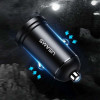 Автомобільний зарядний пристрій 2.4A Usams Dual USB Mini Car Charger (CC114TC01)