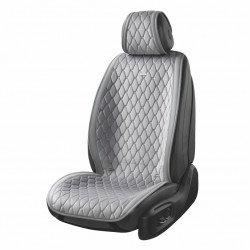 Накидки на сидіння авто преміум передні та задні преміум класу Beltex New York комплект сірий (BX84200)