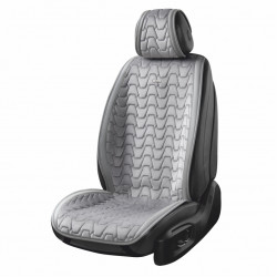 Накидки на сидіння авто передні 2+2 преміум класу Beltex Chicago авточохли універсальні комплект сірий (BX85250)
