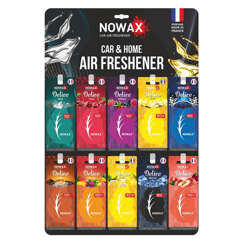 Ароматизатор до машини Nowax Delice MIX №1 50 шт (NX00090)