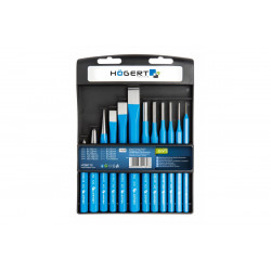 Набір ударно-ріжучого інструменту 12 штук CrV Hogert (HT3B712)