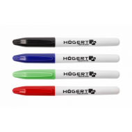 Маркери перманентні чорні 4 шт Hogert (HT3B781)
