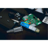 Газовый паяльник 3в1 220W 400°C Hogert 50Гц 220В со съемным жалом (HT2C401)